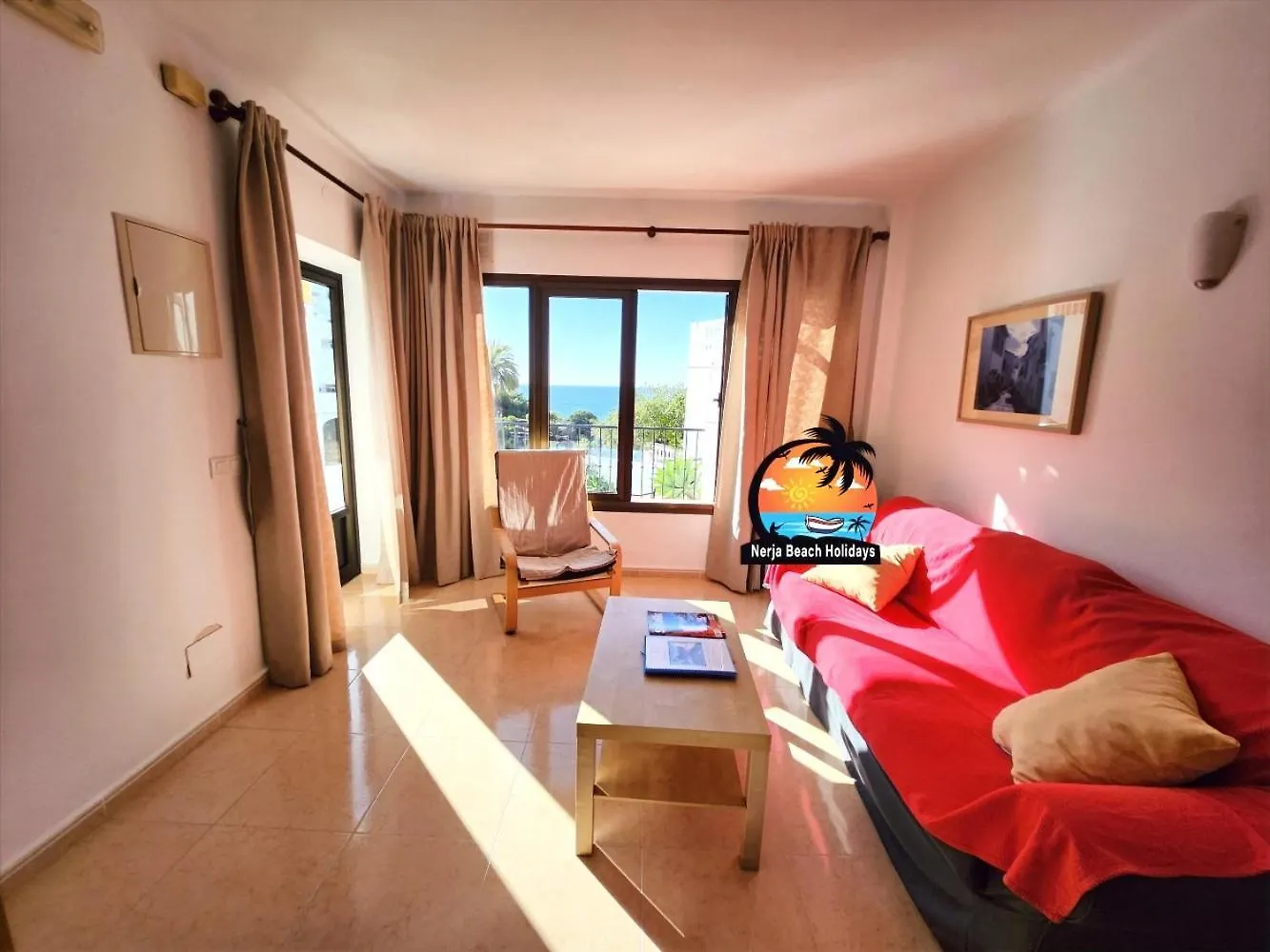 2 Bed Apartment With Sea View Near Burriana Beach Nerja 0*,  Spanien